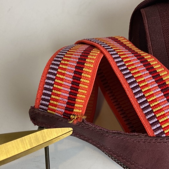 SOREL Joanie II Strap Stripes Sandal 6.5 Platform Beach Maximalist Resortwear - Picture 11 of 16